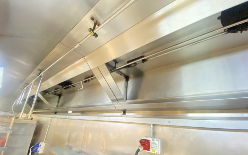 Full Commercial Kitchen Canopy Clean