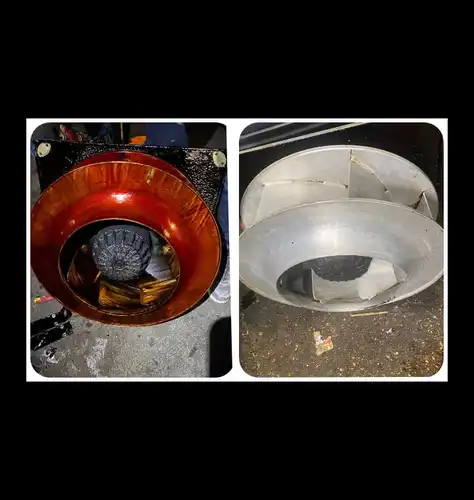 commercial kitchen fan Cleaning