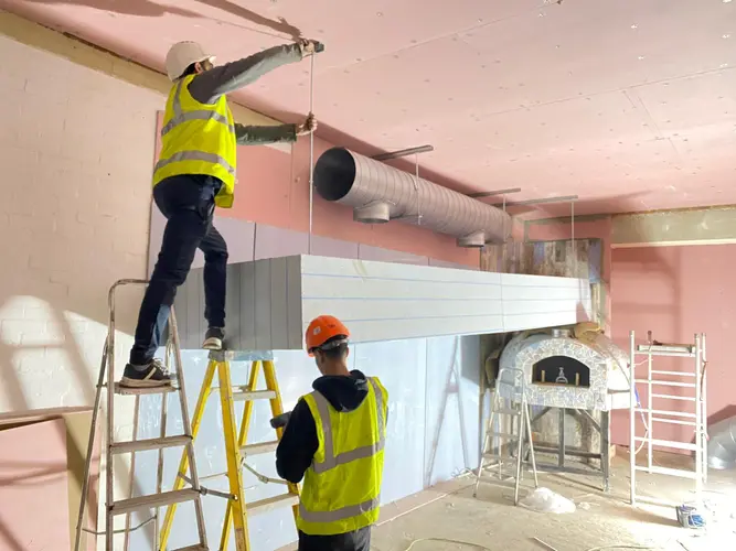 Commercial Kitchen Canopy Installation